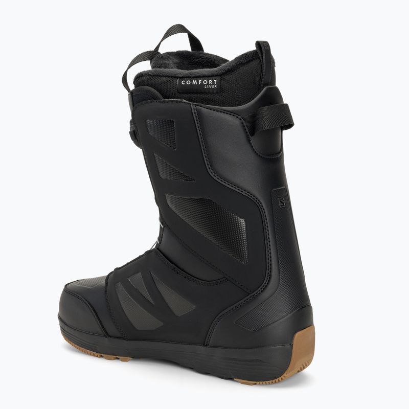 Buty snowboardowe męskie Salomon Launch Boa SJ Boa black/white 2