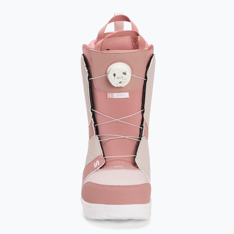 Buty snowboardowe damskie Salomon Pearl Boa ash rose/lilac ash/white 3