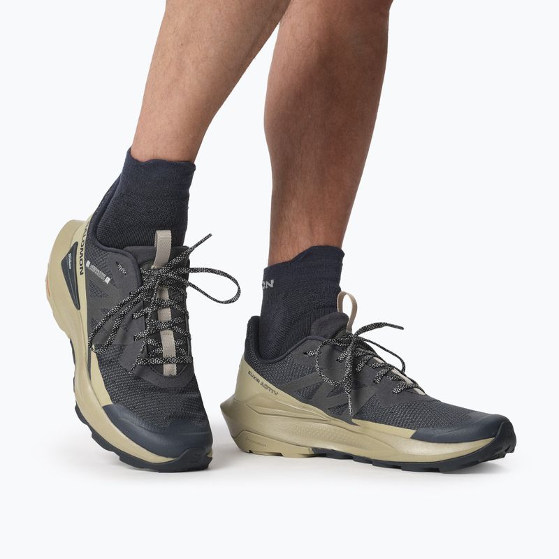 Buty turystyczne męskie Salomon Elixir Activ carbon/slate green/glacier 7