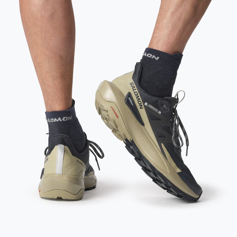 Buty turystyczne męskie Salomon Elixir Activ carbon/slate green/glacier 8