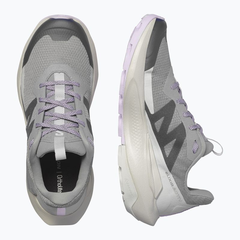 Buty turystyczne damskie Salomon Elixir Activ GTX shskin/glacier gray/opetal 5