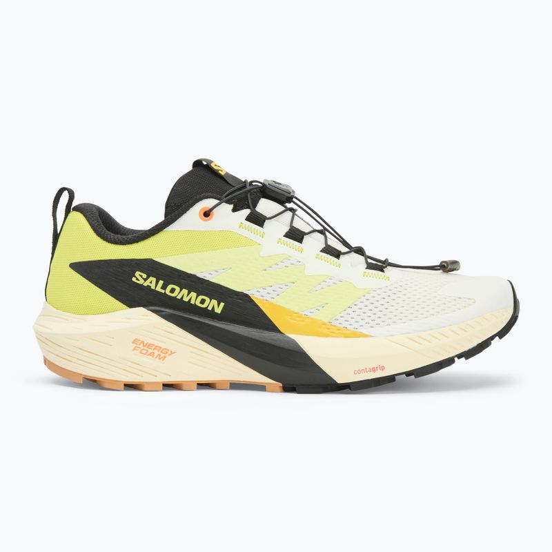 Buty do biegania damskie Salomon Sense Ride 5 vanila ice/sulphur spring/black 2