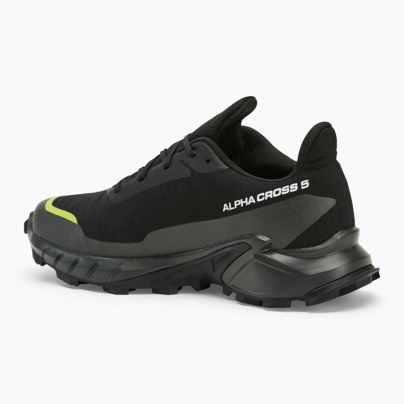 Buty do biegania męskie Salomon Alphacross 5 GTX black/peat/sulphur spring 3