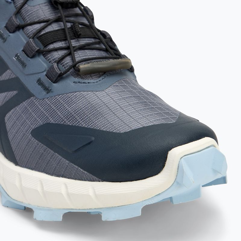 Buty do biegania damskie Salomon Supercross 4 grisaille/white/cashmere blue 7