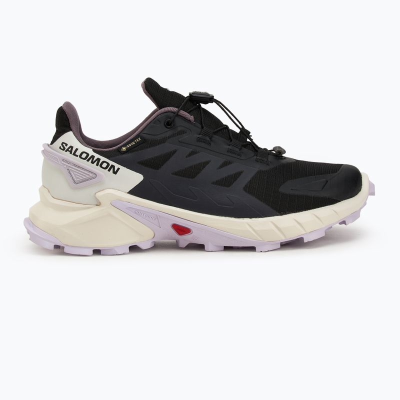 Buty do biegania damskie Salomon Supercross 4 GTX black/vanilla ice /orchid petal 2