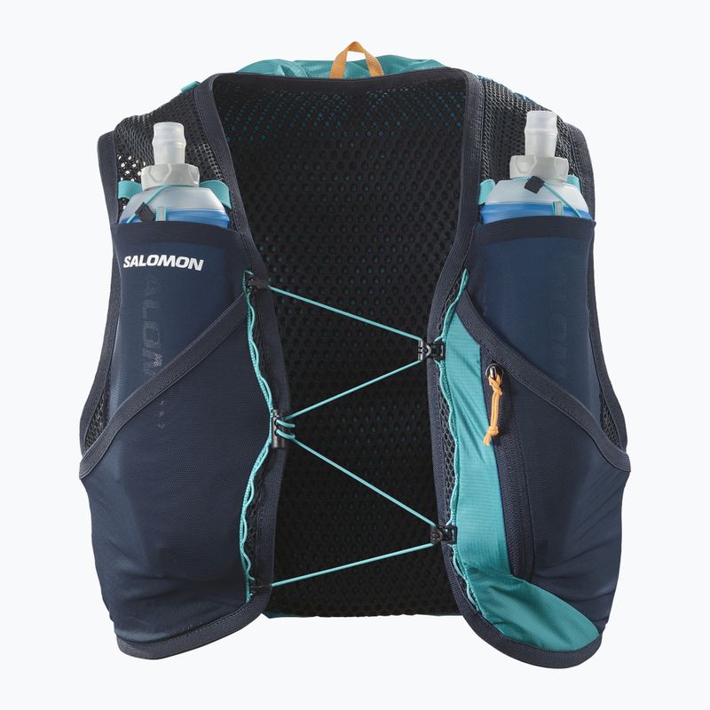 Kamizelka do biegania Salomon Active Skin 8 Set tahitian tide/carbon