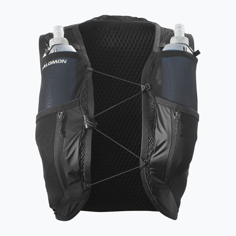 Kamizelka do biegania damska Salomon Active Skin 12 Set black/metal