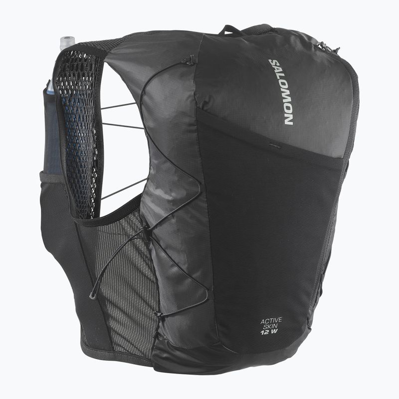 Kamizelka do biegania damska Salomon Active Skin 12 Set black/metal 2
