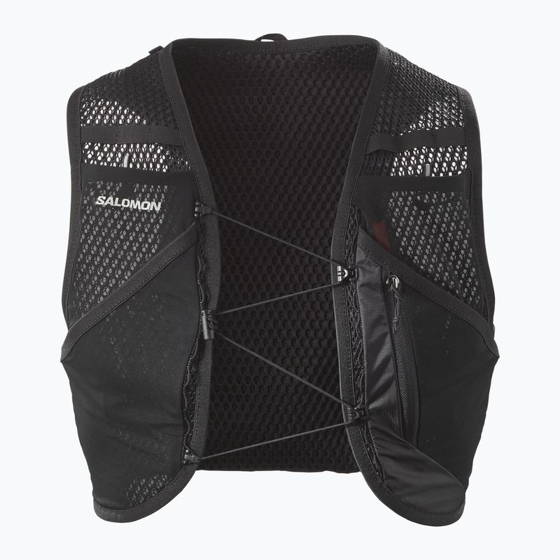 Kamizelka do biegania Salomon Active Skin 8 No Flasks black/metal