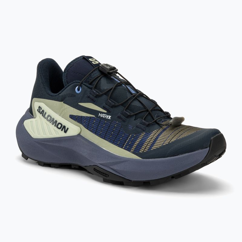 Buty do biegania damskie Salomon Genesis carbon/grisalle/aloe wash