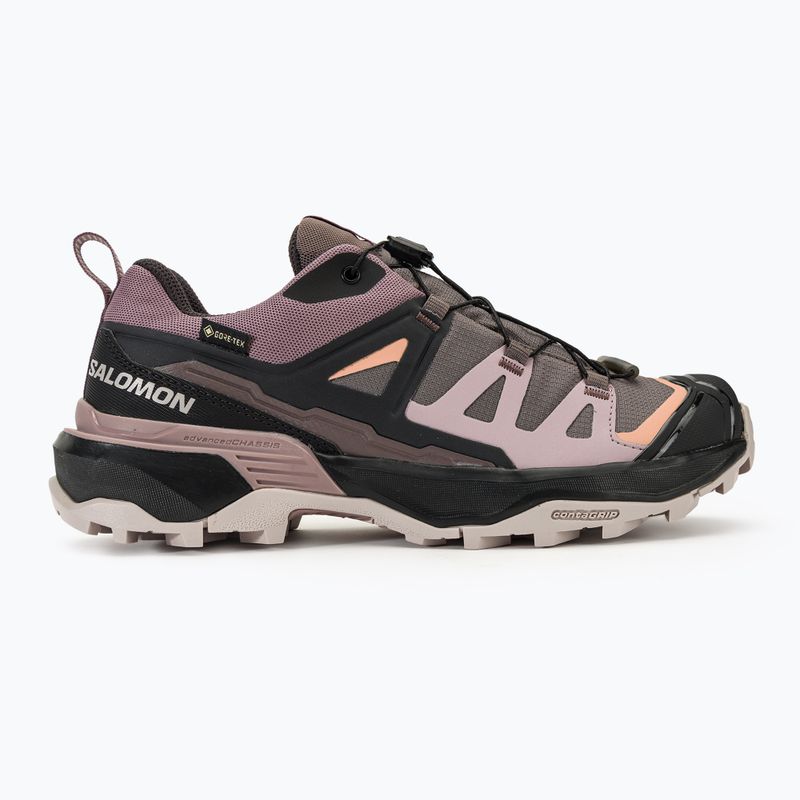 Buty trekkingowe damskie Salomon X Ultra 360 GTX plum kitten/phantom/cork 2