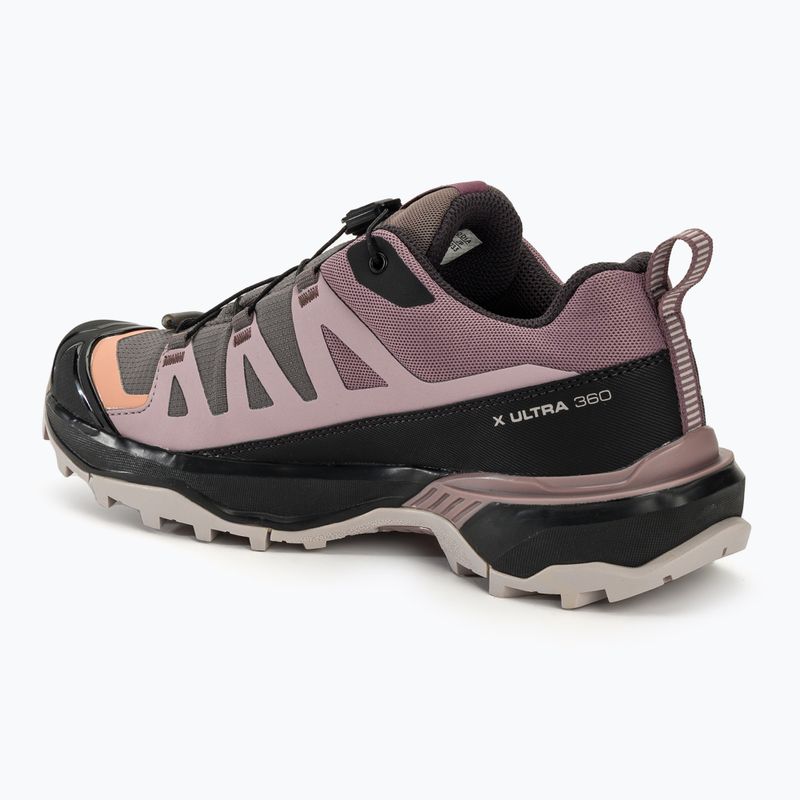 Buty trekkingowe damskie Salomon X Ultra 360 GTX plum kitten/phantom/cork 3