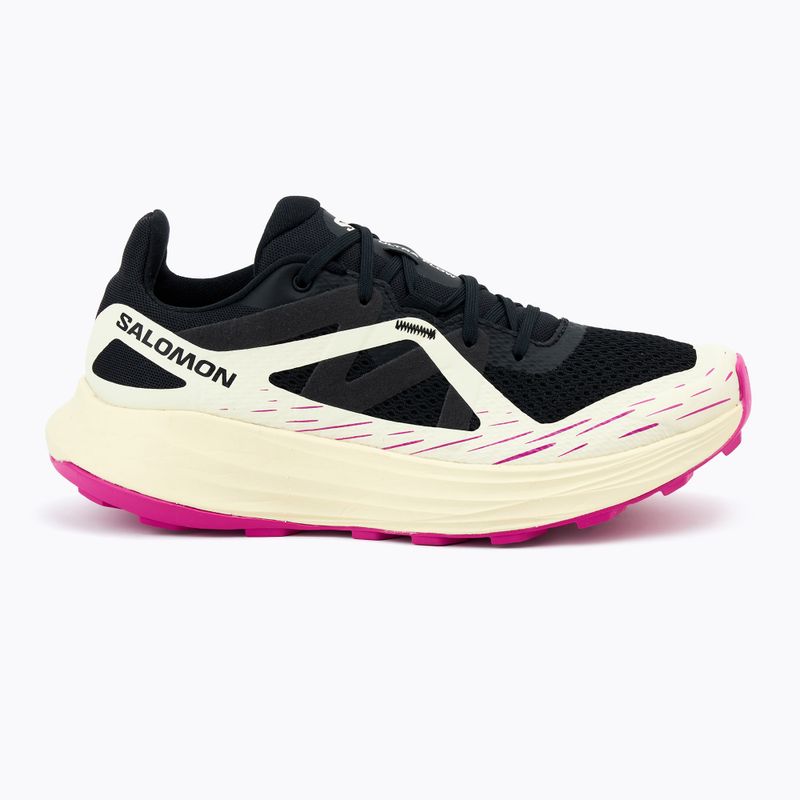Buty do biegania damskie Salomon Ultra Flow black/transparent yellow/rose violet 2