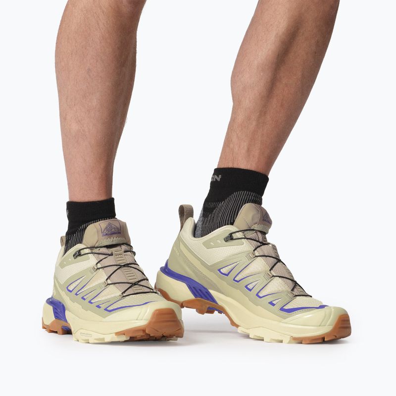 Buty trekkingowe męskie Salomon X Ultra 360 Edge almond milk/vintage khaki/spectrum blue 12