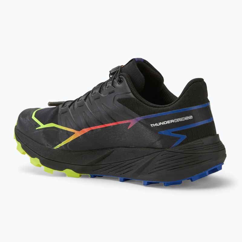 Buty do biegania męskie Salomon Thundercross GTX black/surf the web/safety yellow 3