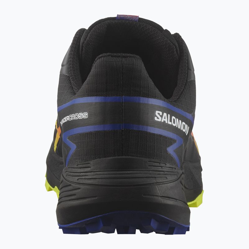 Buty do biegania męskie Salomon Thundercross GTX black/surf the web/safety yellow 11