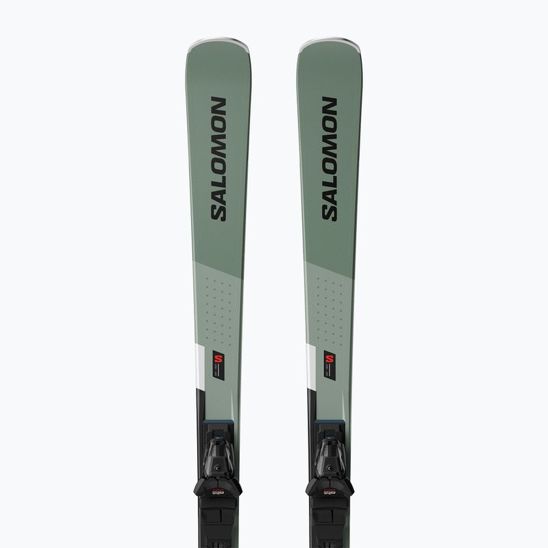 Narty zjazdowe Salomon S/Max 8 + wiązania M10 GW oil green/black/white 4