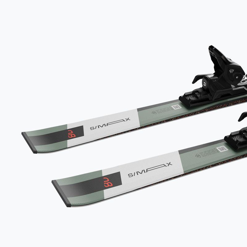 Narty zjazdowe Salomon S/Max 8 + wiązania M10 GW oil green/black/white 6