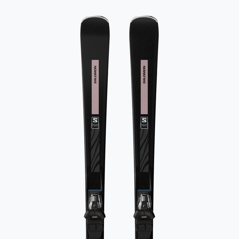 Narty zjazdowe damskie Salomon S/Max N°8 + wiązania M10 GW black/rose gold met. 4