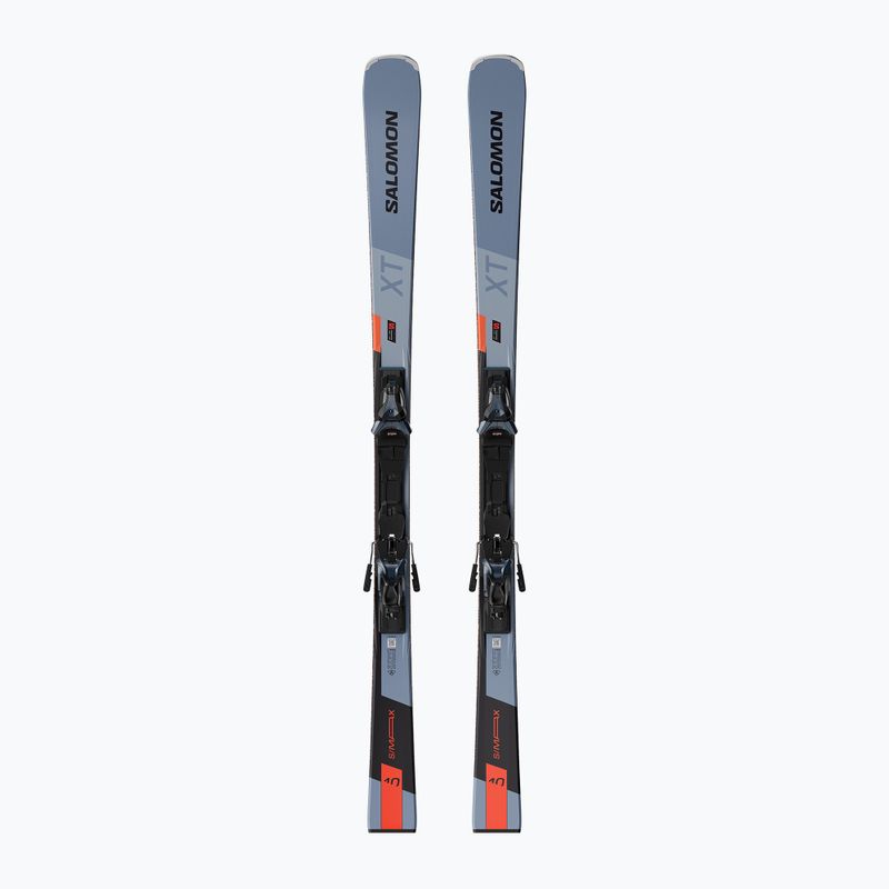 Narty zjazdowe Salomon S/Max 10 XT + wiązania MI12 GW copen blue/black/neon red