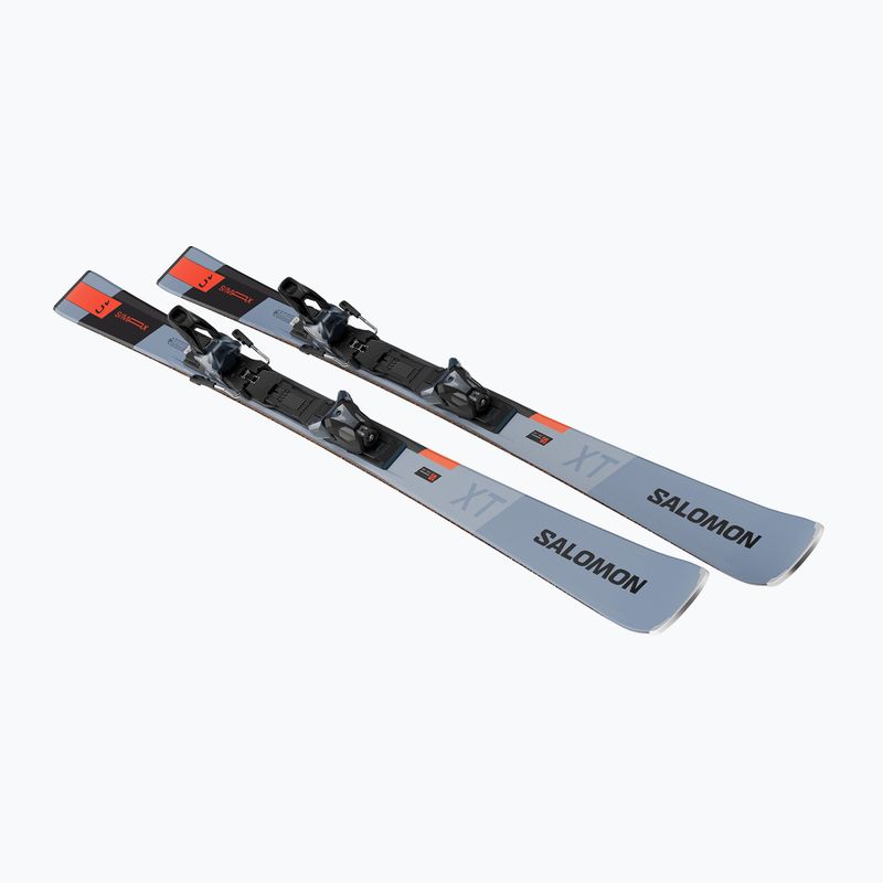Narty zjazdowe Salomon S/Max 10 XT + wiązania MI12 GW copen blue/black/neon red 3