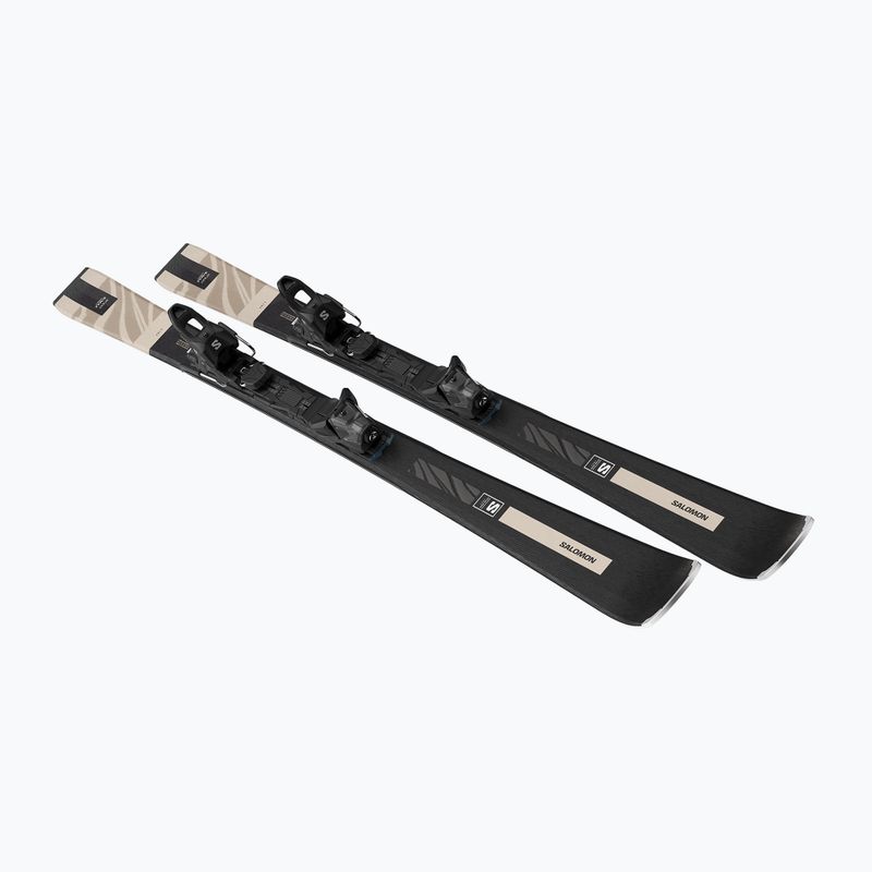 Narty zjazdowe damskie Salomon S/Max N°6 XT + wiązania M10 GW black/ivory cream met. 3