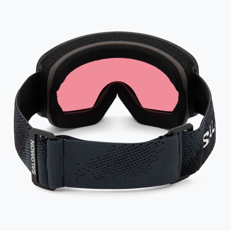 Gogle narciarskie Salomon Sentry Pro OTG Sigma black/poppy red 3