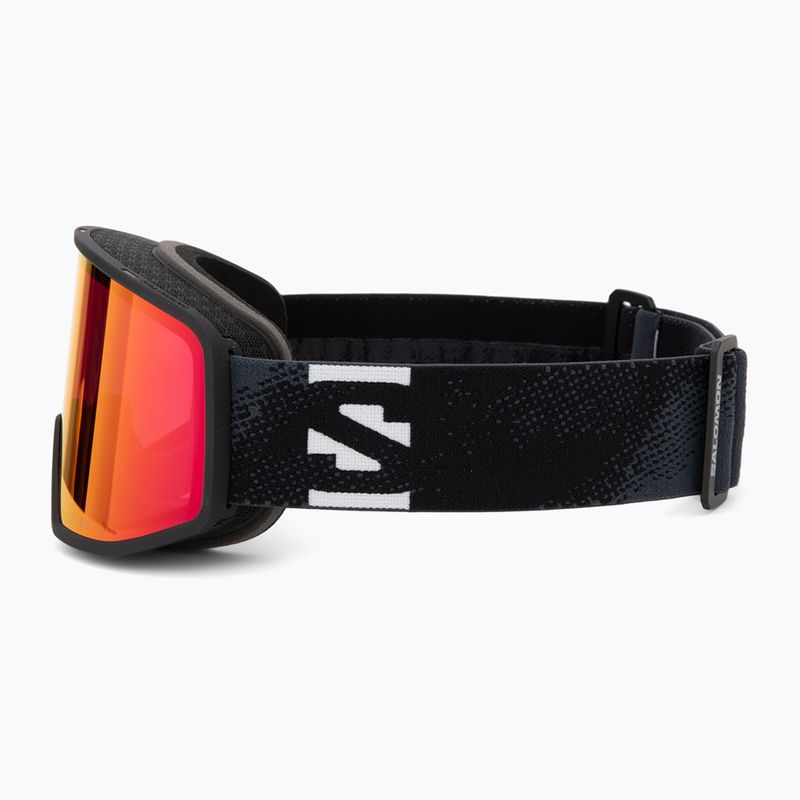 Gogle narciarskie Salomon Sentry Pro OTG Sigma black/poppy red 4