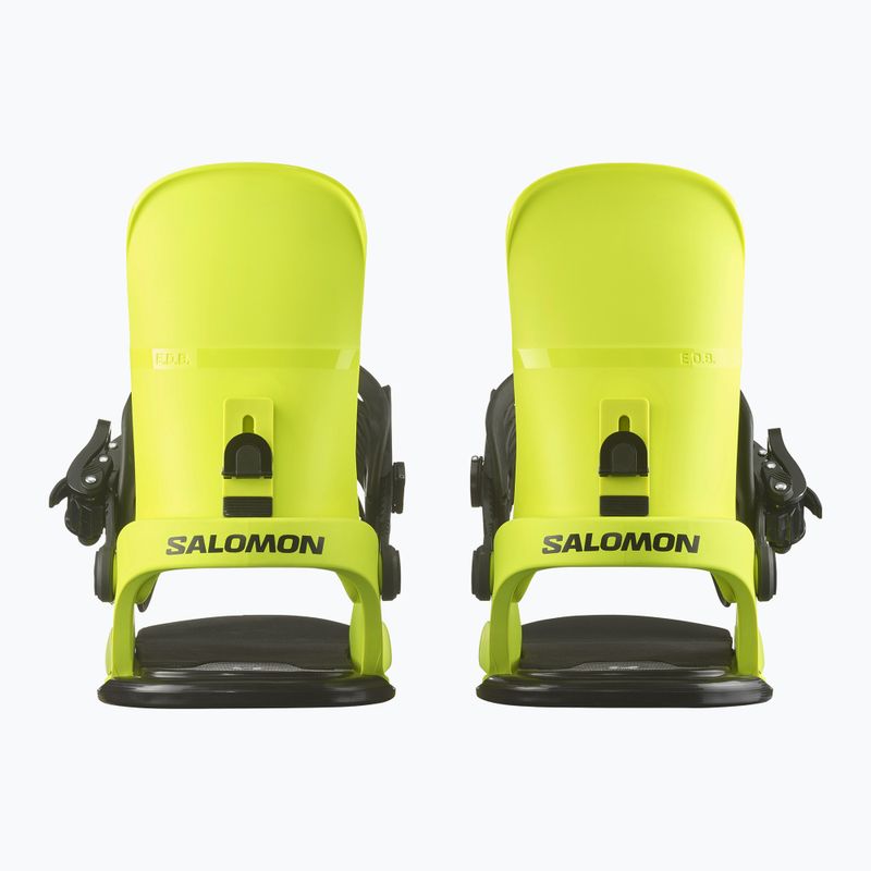 Wiązania snowboardowe Salomon EDB neon yellow 3