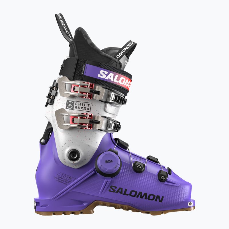 Buty narciarskie damskie Salomon Shift Alpha Boa 115 W ultra violet/black/black 6