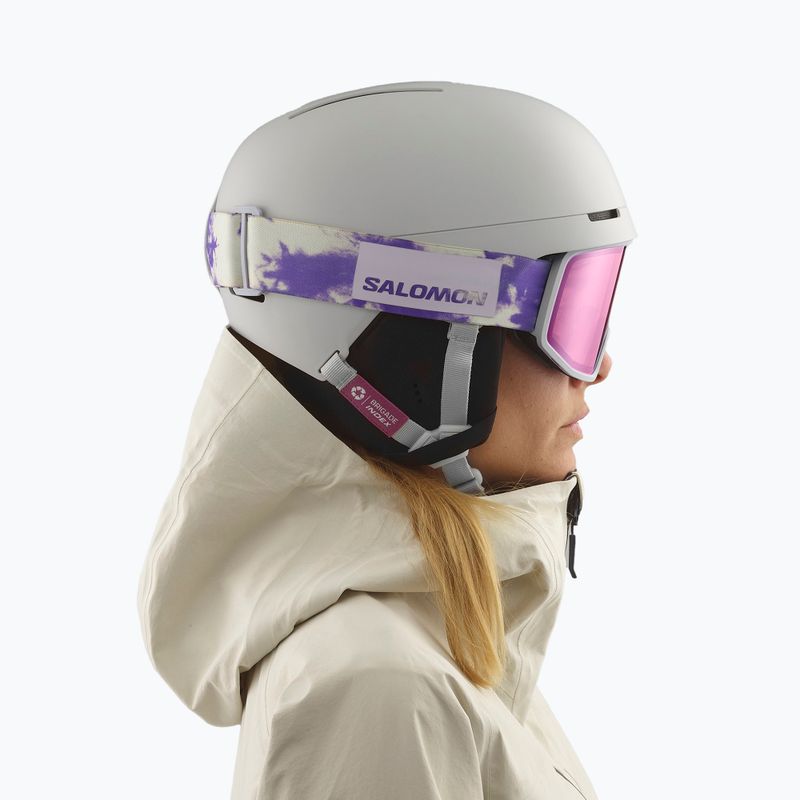 Kask narciarski Salomon Brigade Index grey violet 6