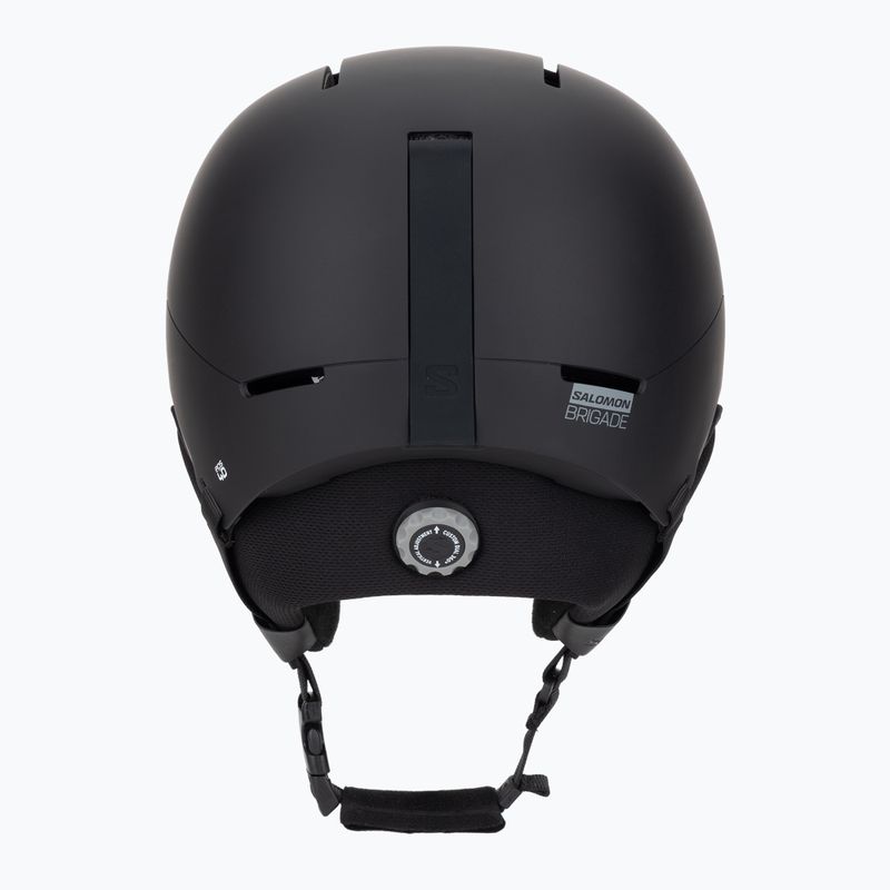 Kask narciarski Salomon Brigade Round Fit black 4