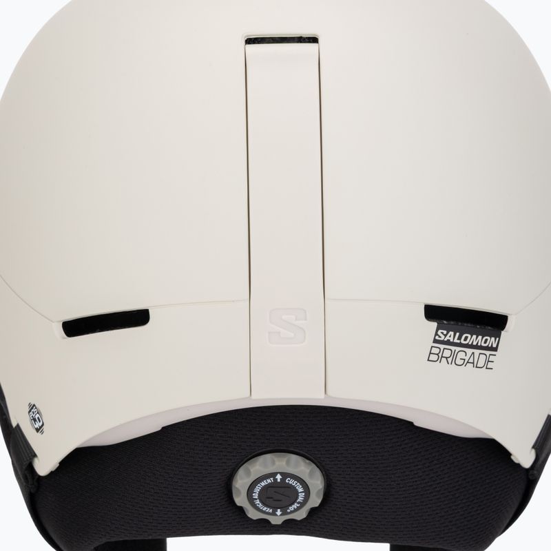 Kask narciarski Salomon Brigade Round Fit rainy day 9