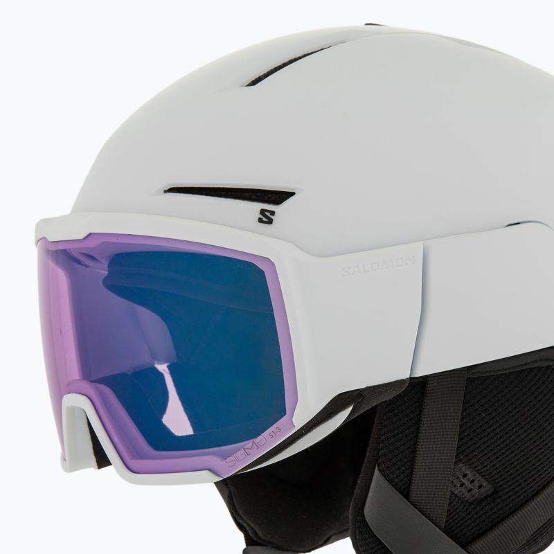 Kask narciarski Salomon Osmo Pro Sigma Photo white/sky blue 8