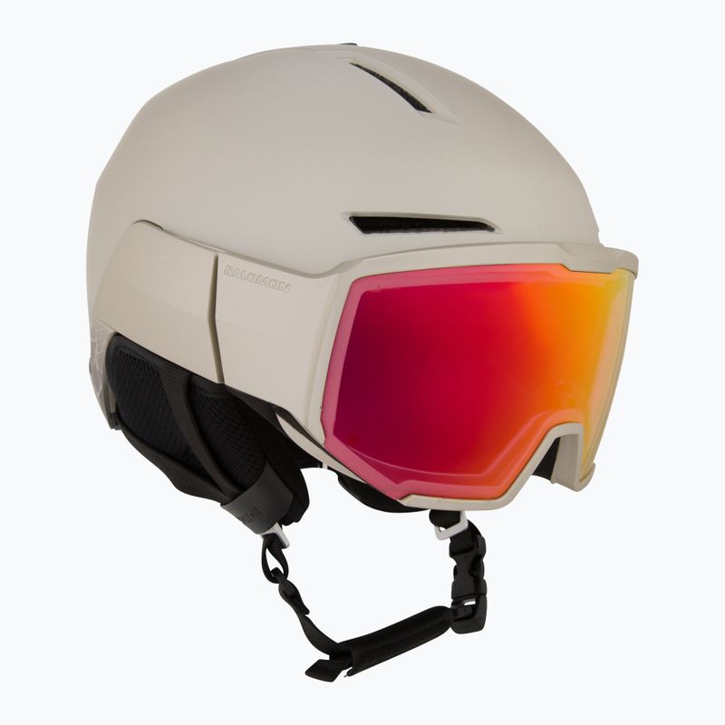 Kask narciarski Salomon Osmo Pro Sigma Photo light bronze met/black/poppy red
