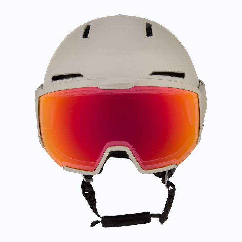 Kask narciarski Salomon Osmo Pro Sigma Photo light bronze met/black/poppy red 2