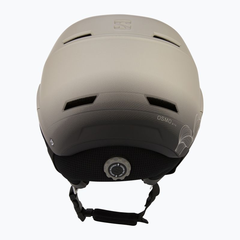 Kask narciarski Salomon Osmo Pro Sigma Photo light bronze met/black/poppy red 3