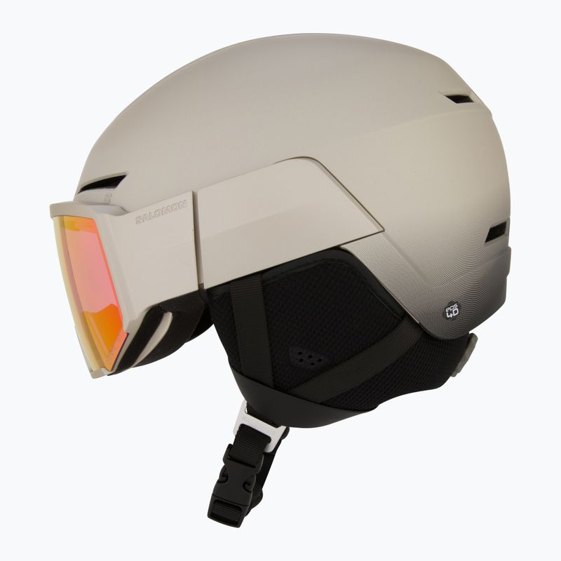 Kask narciarski Salomon Osmo Pro Sigma Photo light bronze met/black/poppy red 4
