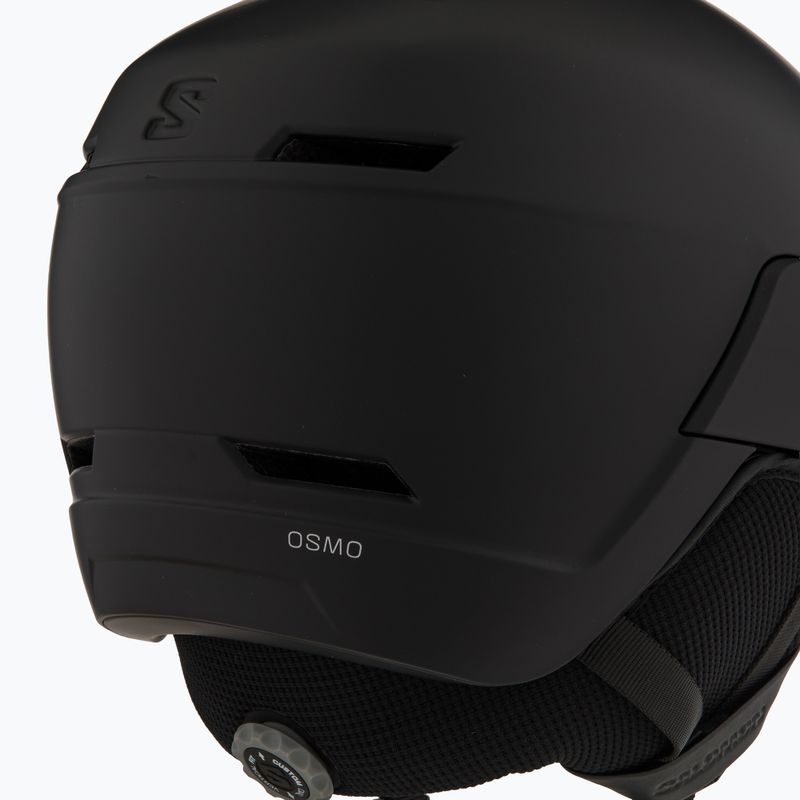 Kask narciarski Salomon Osmo black/flash tonic orange 8