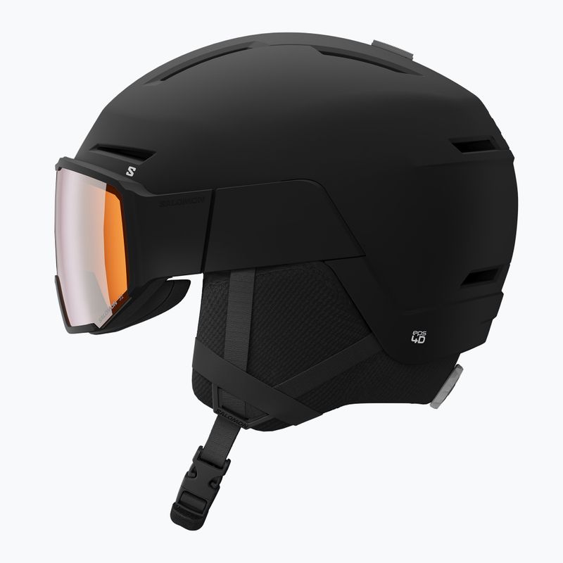 Kask narciarski Salomon Osmo black/flash tonic orange 4