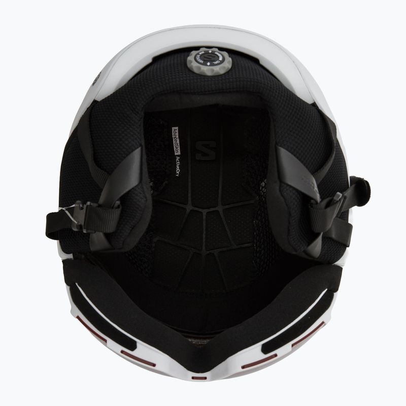 Kask narciarski Salomon Osmo white/flash tonic orange 5
