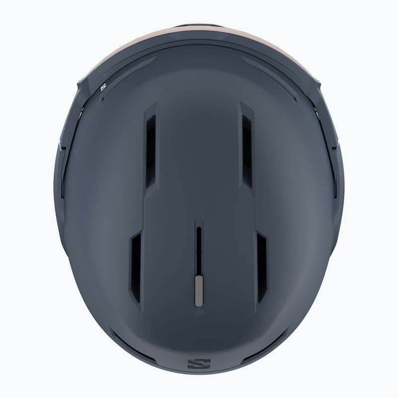 Kask narciarski Salomon Osmo dress blue/flash tonic orange 5