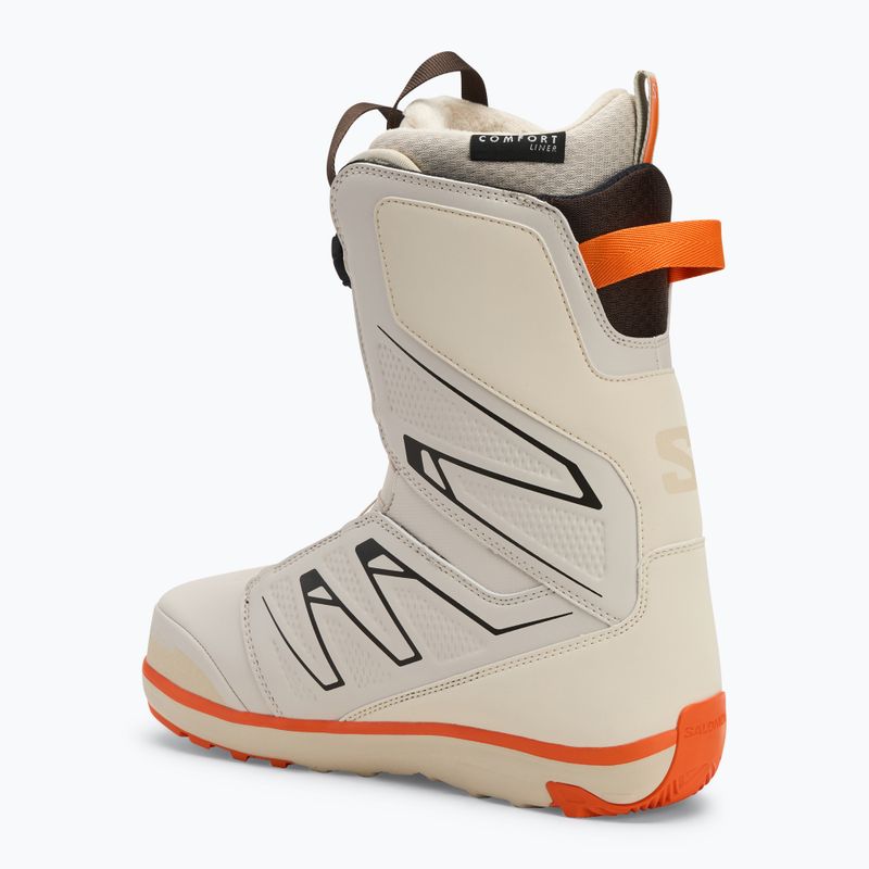 Buty snowboardowe męskie Salomon Launch Boa SJ Boa rainy day/birch/vibrant orange 2