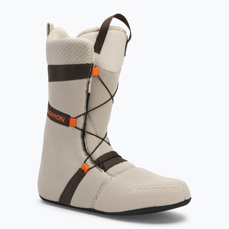 Buty snowboardowe męskie Salomon Launch Boa SJ Boa rainy day/birch/vibrant orange 5