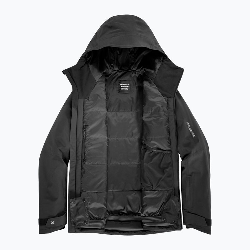 Kurtka narciarska męska Salomon Highland deep black 8