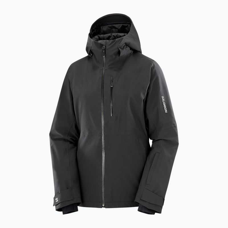 Kurtka narciarska damska Salomon Highland deep black 4