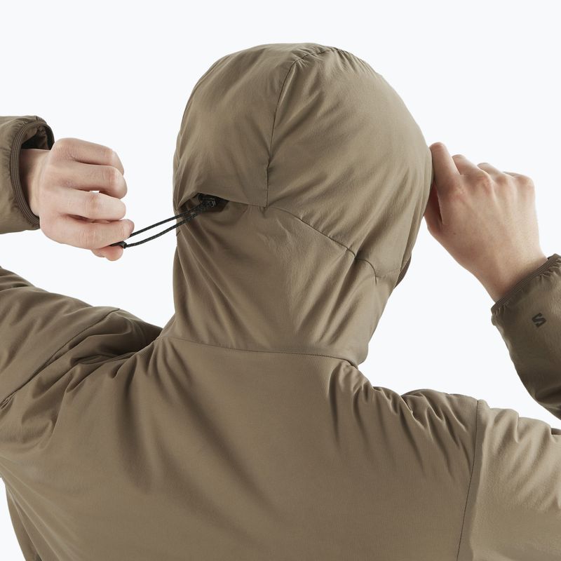 Kurtka ocieplana męska Salomon Mountain Flex Hd shitake 3