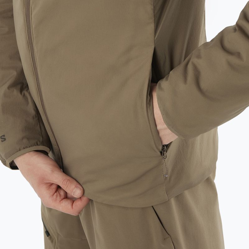 Kurtka ocieplana męska Salomon Mountain Flex Hd shitake 5