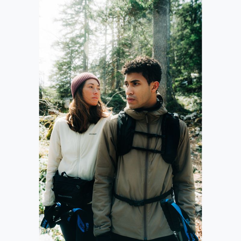 Kurtka ocieplana męska Salomon Mountain Flex Hd shitake 9