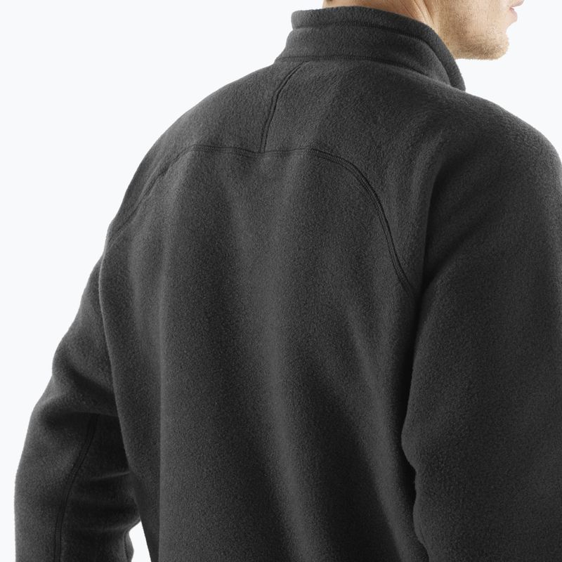 Bluza trekkingowa męska Salomon Chroma Fleece Hz deep black 4